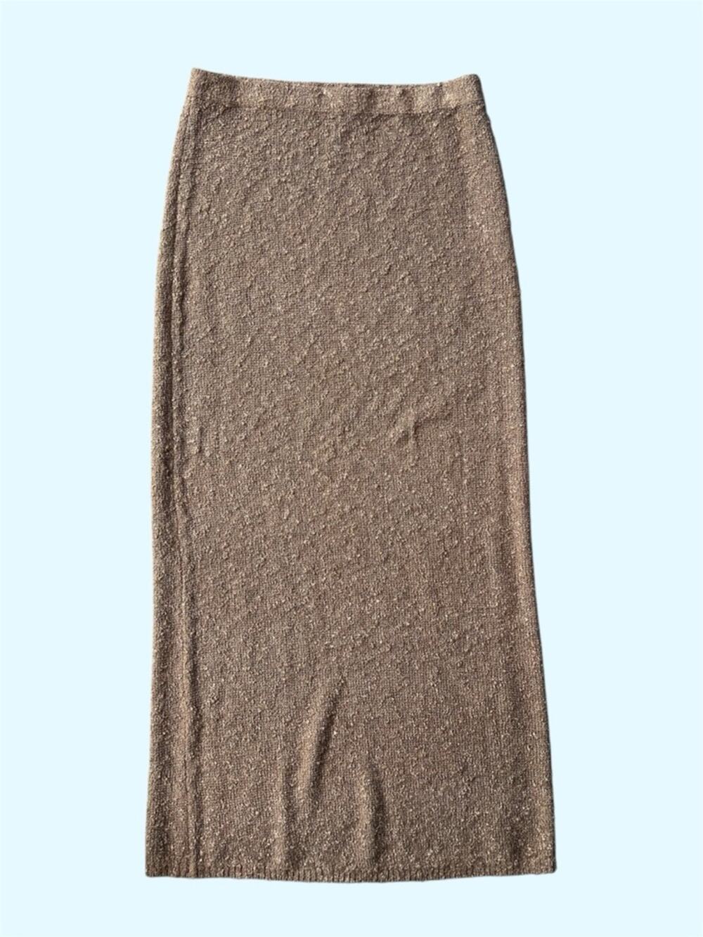 Revolve LPA Shai Knit Maxi Skirt in Oat size medium